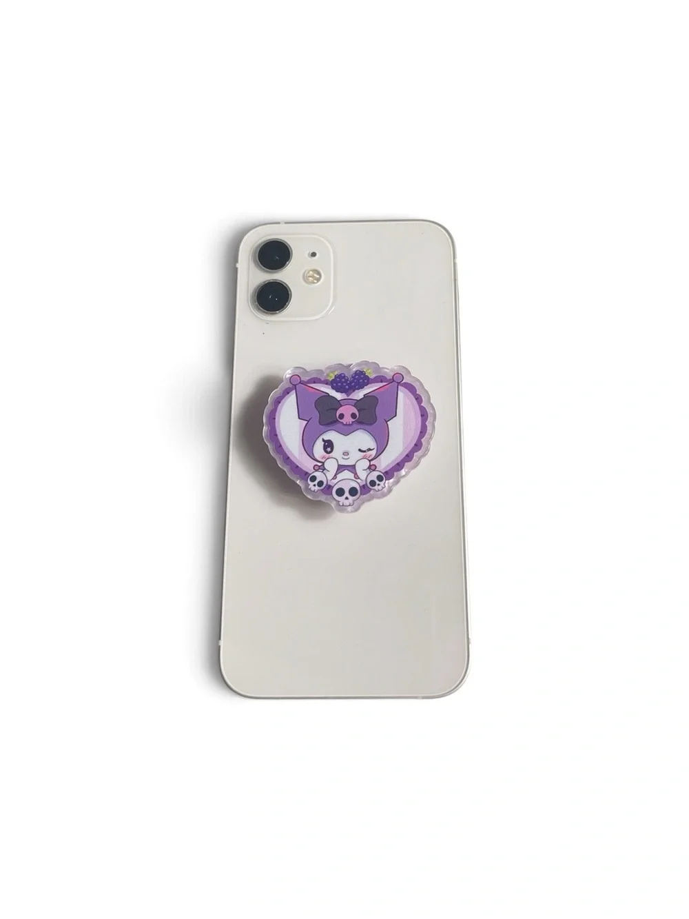 Kuromi Heart Phone Grip
